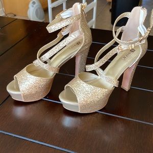 Glitter Heels Size 9